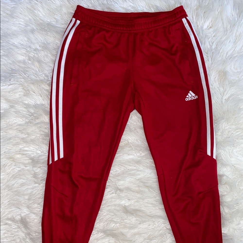 Adidas red Trio 19 training pants